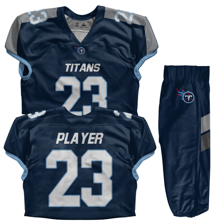 Custom Football Uniform Youth Titans